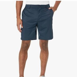 Amazon Essentials Men's Dark Blue Flat Front Shorts